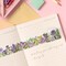 Wrapables Landscape Floral Metallic Gold Foil Washi Tape, 30mm x 3M
